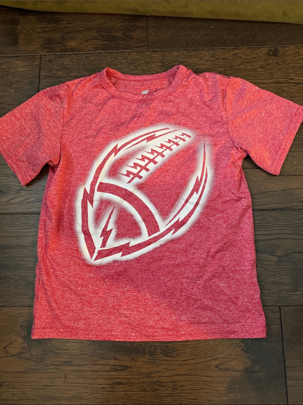 5/$25 Red Graphic Football Tee for Kids